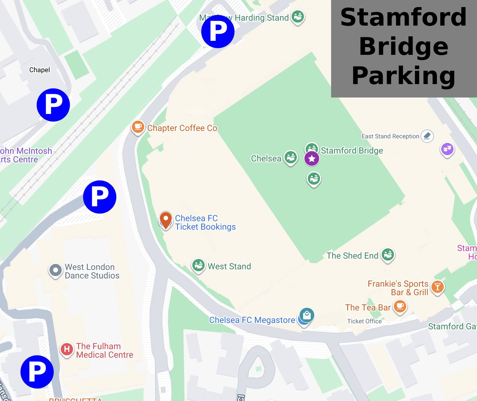 stamford bridge parking
