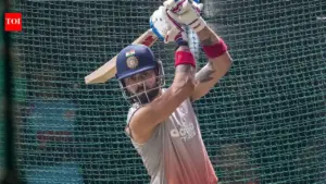 Cues from the nets: India hit the ground running with Virat Kohli, Shubman Gill holding a lengthy conversation - The Times of India