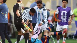 No apology: Argentina's Leandro Paredes breaks silence after World Cup final chaos against Spain as FIFA investigates
