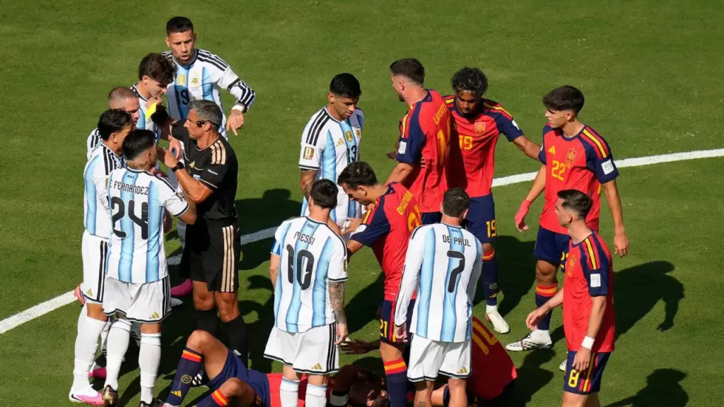 Argentina players face bans as Fifa opens investigation into World Cup final brawls