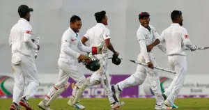 Mehidy five-fer seals Bangladesh's historic maiden Test win in Australia